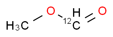 methyl (<sup>1</sup><sup>2</sup>C)formate_分子结构_CAS_1196157-81-9