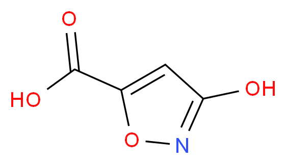 3-hydroxy-5-isoxazolecarboxylic acid_分子结构_CAS_13626-60-3)