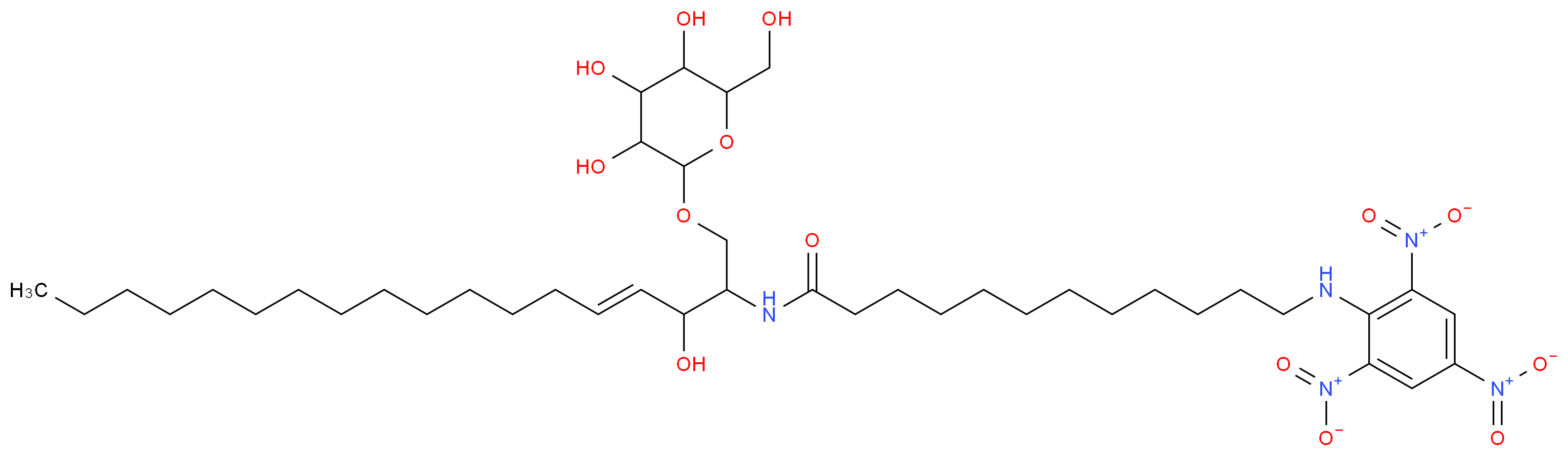 TNPAL-galactocerebroside_分子结构_CAS_118099-48-2)