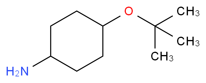 4-(tert-butoxy)cyclohexan-1-amine_分子结构_CAS_951625-97-1