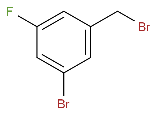 1-bromo-3-(bromomethyl)-5-fluorobenzene_分子结构_CAS_)