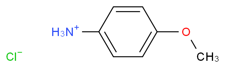 4-methoxyanilinium chloride_分子结构_CAS_104-94-9