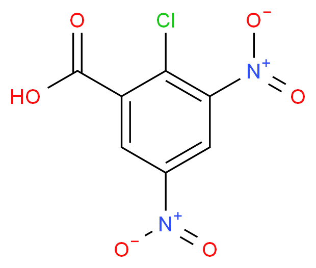 2-氯-3,5-二硝基苯甲酸_分子结构_CAS_2497-91-8)