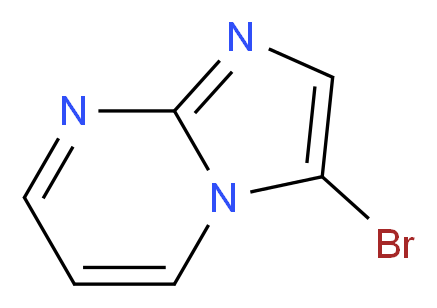 3-bromoimidazo[1,2-a]pyrimidine_分子结构_CAS_6840-45-5