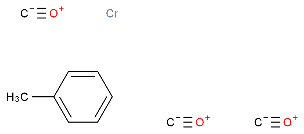 tris(methanidylidyneoxidanium) toluene chromium_分子结构_CAS_12083-24-8