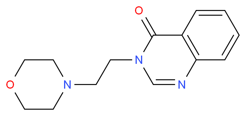 3-(2-morpholin-4-ylethyl)quinazolin-4(3H)-one_分子结构_CAS_)