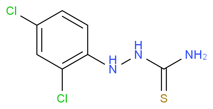 [(2,4-dichlorophenyl)amino]thiourea_分子结构_CAS_13124-11-3