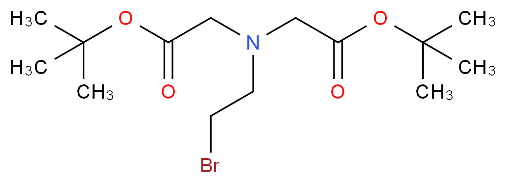 Di-tert-butyl-2-bromoethyliminodiacetate_分子结构_CAS_146432-43-1)