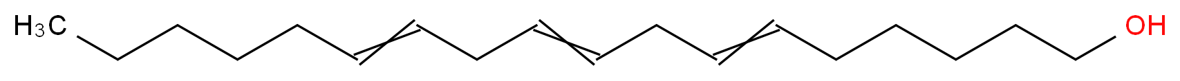 octadeca-6,9,12-trien-1-ol_分子结构_CAS_24149-05-1