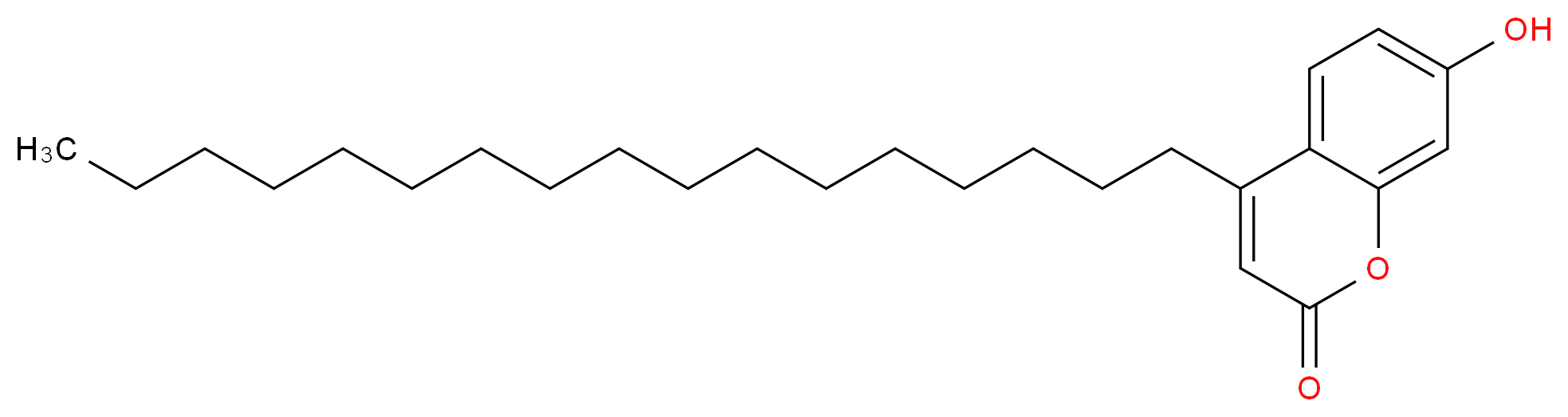 4-heptadecyl-7-hydroxy-2H-chromen-2-one_分子结构_CAS_26038-83-5