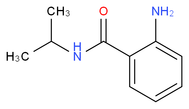 2-Amino-N-isopropylbenzamide_分子结构_CAS_30391-89-0)