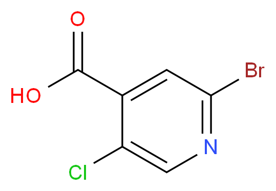 2-bromo-5-chloroisonicotinic acid_分子结构_CAS_530156-90-2)