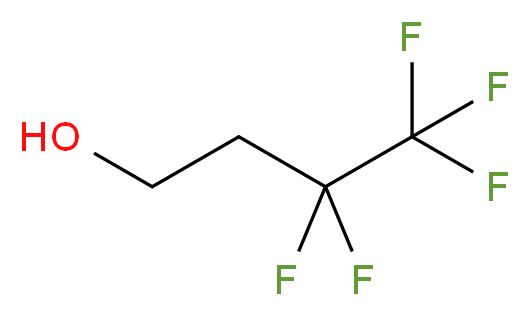 3,3,4,4,4-Pentafluorobutan-1-ol 97%_分子结构_CAS_54949-74-5)