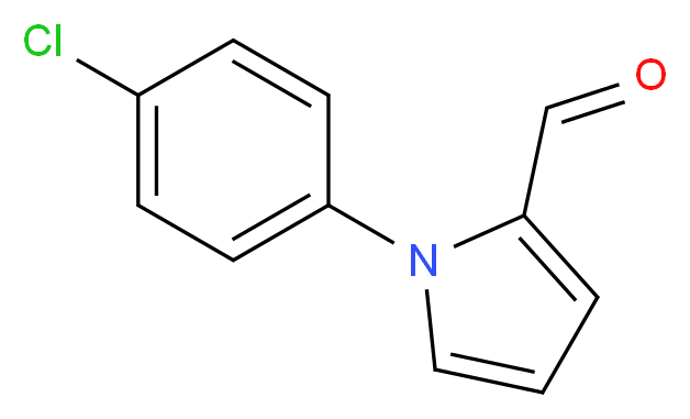 1-(4-chlorophenyl)-1H-pyrrole-2-carbaldehyde_分子结构_CAS_37560-50-2)