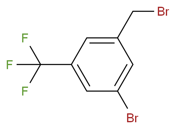 1-bromo-3-(bromomethyl)-5-(trifluoromethyl)benzene_分子结构_CAS_954123-46-7