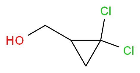 (2,2-dichlorocyclopropyl)methanol_分子结构_CAS_5365-23-1)