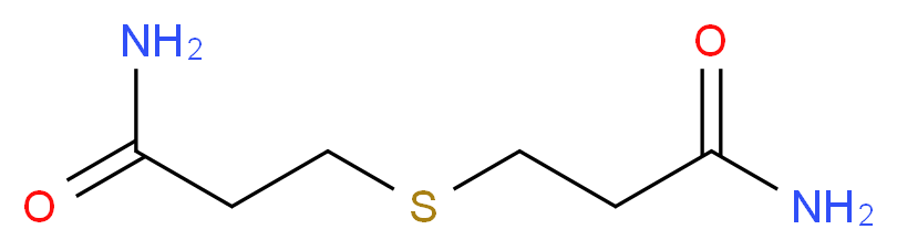 3-[(2-carbamoylethyl)sulfanyl]propanamide_分子结构_CAS_5459-10-9