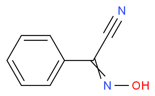 N-Hydroxybenzimidoyl cyanide_分子结构_CAS_825-52-5)