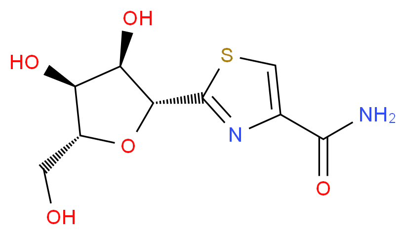 Tiazofurin_分子结构_CAS_60084-10-8)