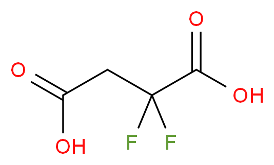 2,2-difluorobutanedioic acid_分子结构_CAS_665-31-6
