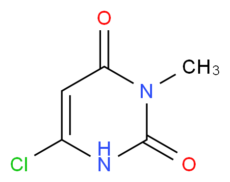 6-Chloro-3-methyluracil_分子结构_CAS_4318-56-3)