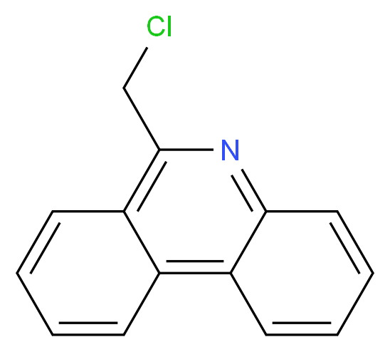 6-(chloromethyl)phenanthridine_分子结构_CAS_40484-36-4