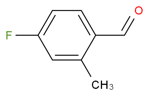 4-Fluoro-2-methylbenzaldehyde_分子结构_CAS_63082-45-1)