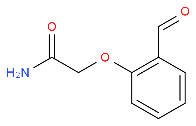 2-(2-formylphenoxy)acetamide_分子结构_CAS_24590-06-5