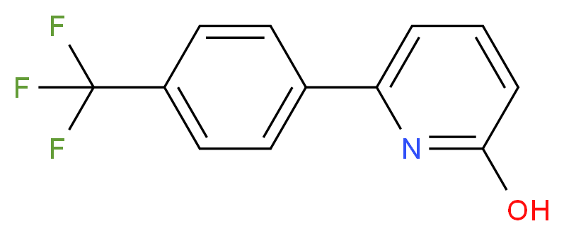 6-[4-(trifluoromethyl)phenyl]pyridin-2-ol_分子结构_CAS_1111110-54-3