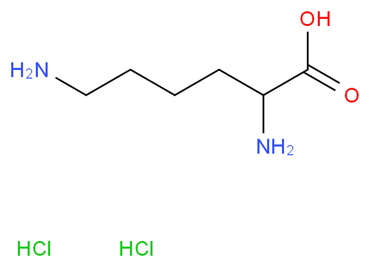 DL-LYSINE DIHYDROCHLORIDE_分子结构_CAS_617-68-5)