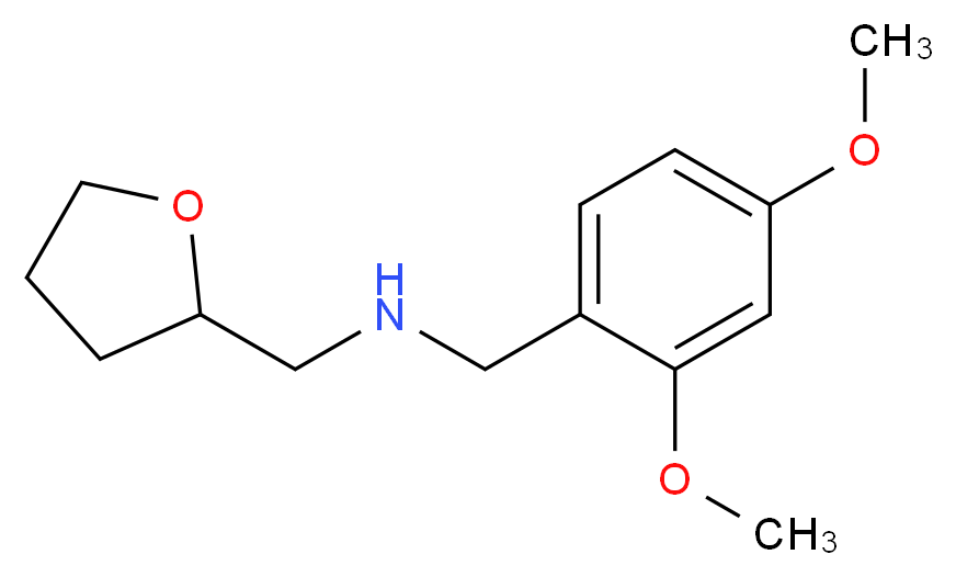 (2,4-Dimethoxy-benzyl)-(tetrahydro-furan-2-yl-methyl)-amine_分子结构_CAS_510723-75-8)