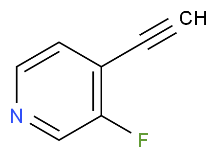 4-ethynyl-3-fluoropyridine_分子结构_CAS_1196156-81-6)