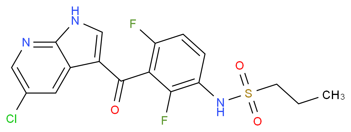 PLX-4720_分子结构_CAS_918505-84-7)