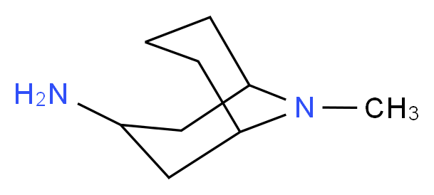 Endo-3-Amine-9-methyl-9-azabicyclo[3,3,1]nonane_分子结构_CAS_76272-56-5)