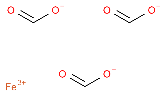 iron(3+) ion triformate_分子结构_CAS_555-76-0
