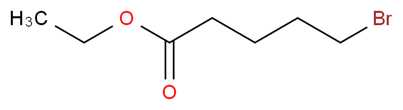 5-溴戊酸乙酯_分子结构_CAS_14660-52-7)