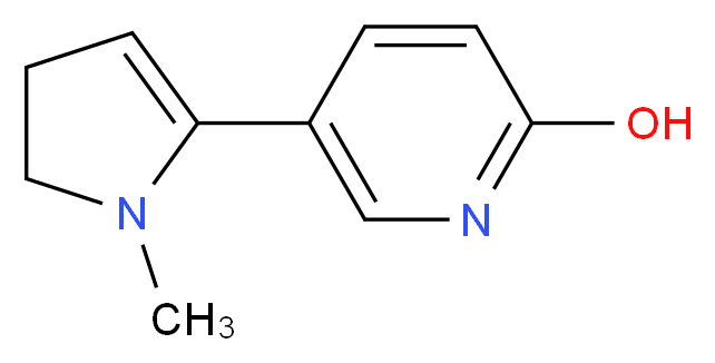 6-Hydroxy-N-methyl Myosmine_分子结构_CAS_68104-57-4)