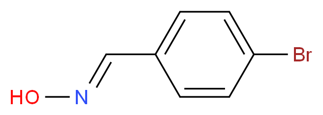 4-bromobenzaldehyde oxime_分子结构_CAS_59541-49-0)