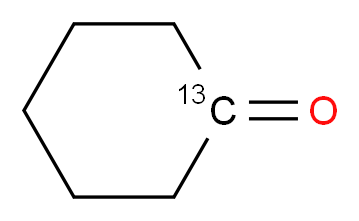 环己酮-1-13C_分子结构_CAS_63603-42-9)