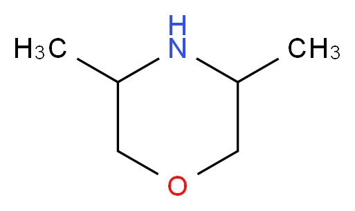 3,5-dimethylmorpholine_分子结构_CAS_)