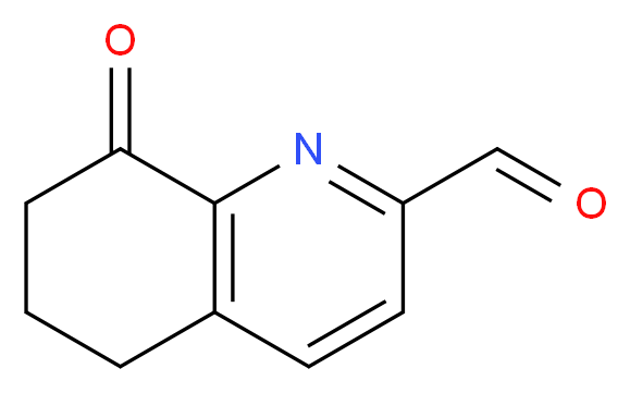 8-oxo-5,6,7,8-tetrahydroquinoline-2-carbaldehyde_分子结构_CAS_238755-38-9