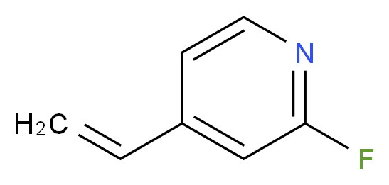 4-ethenyl-2-fluoropyridine_分子结构_CAS_552331-57-4