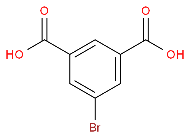 5-bromobenzene-1,3-dicarboxylic acid_分子结构_CAS_23351-91-9