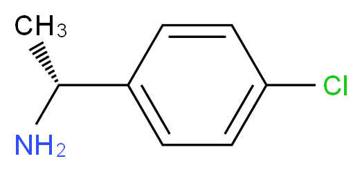 (1R)-1-(4-chlorophenyl)ethan-1-amine_分子结构_CAS_27298-99-3