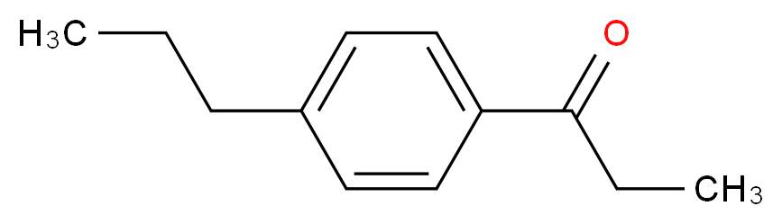1-(4-propylphenyl)propan-1-one_分子结构_CAS_56147-30-9