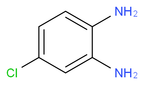 4-chlorobenzene-1,2-diamine_分子结构_CAS_95-83-0