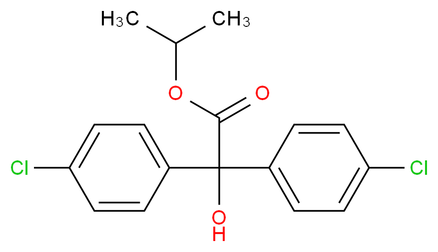 丙酯杀螨醇_分子结构_CAS_5836-10-2)