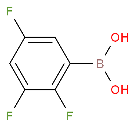 2,3,5-三氟苯硼酸_分子结构_CAS_247564-73-4)