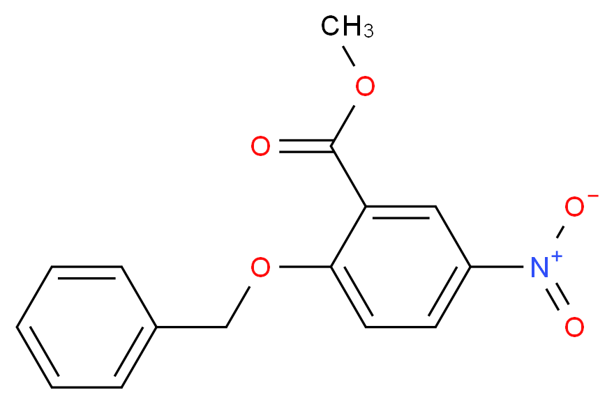 methyl 2-(benzyloxy)-5-nitrobenzoate_分子结构_CAS_508211-52-7