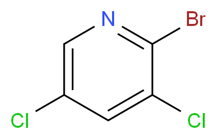 3,5-Dichloro-2-bromopyridine_分子结构_CAS_14482-51-0)